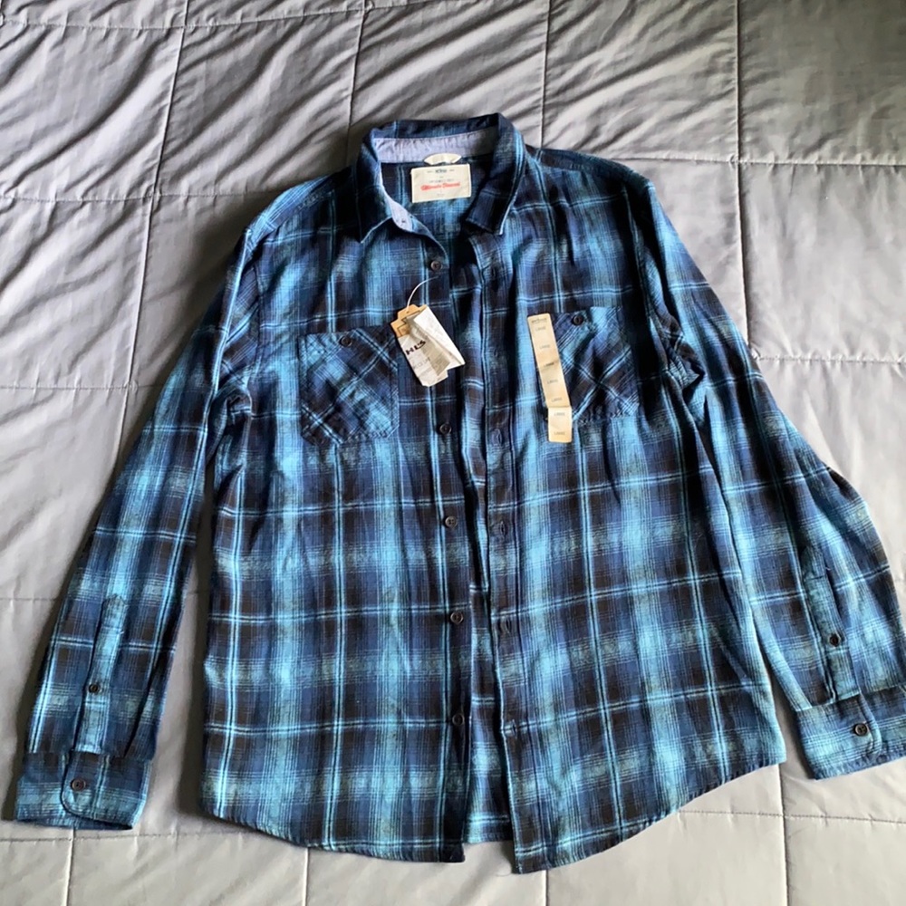 Blue flannel